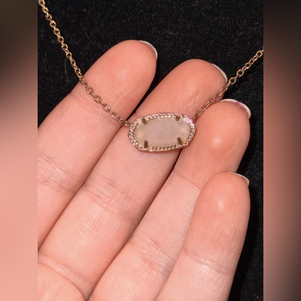 Kendra Scott Elisa Gold & Ivory Necklace - Picture 4 of 11